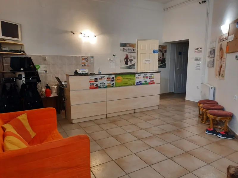 A Bio-Fit Center recepciója és várója