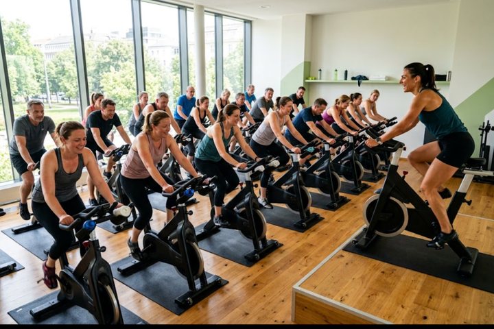 Spinracing / spinning a Bio-Fit Centerben, Gödöllőn