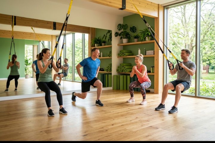 Hevederes edzés (TRX) a Bio-Fit Centerben, Gödöllőn